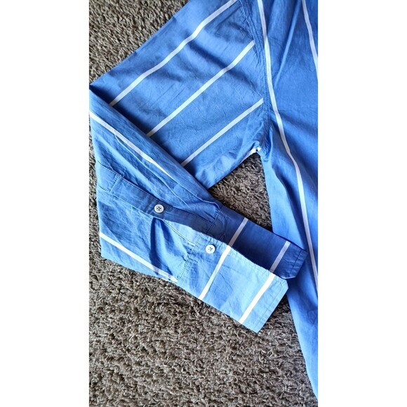 ME+EM 2 Piece Set Long Sleeve Size 6 Blue White Stripe New - Picture 7 of 10